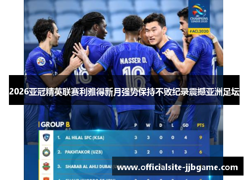 2026亚冠精英联赛利雅得新月强势保持不败纪录震撼亚洲足坛